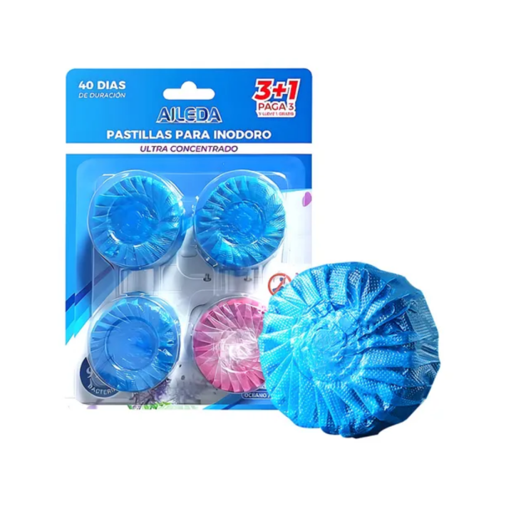 Pastilla WC Aileda  pack 4u   50gr